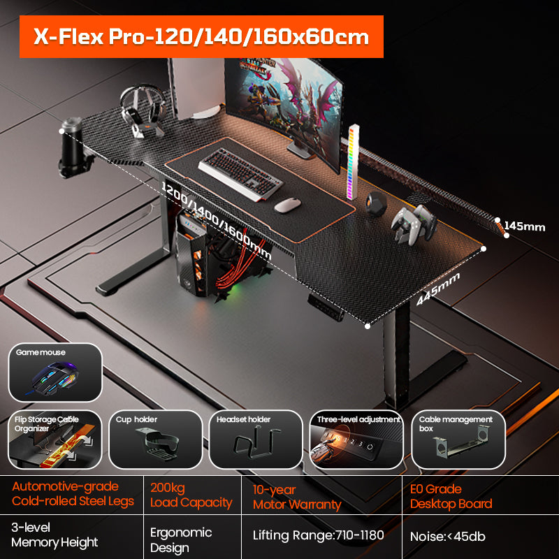 Xpanse X-Flex Electric Gaming Table