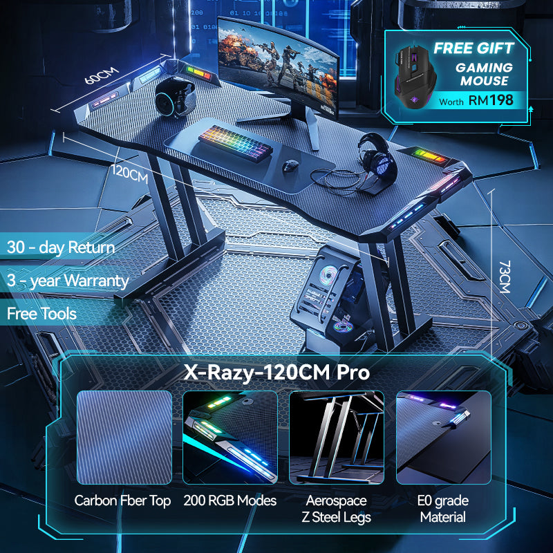 Xpanse X-Razy Gaming Table