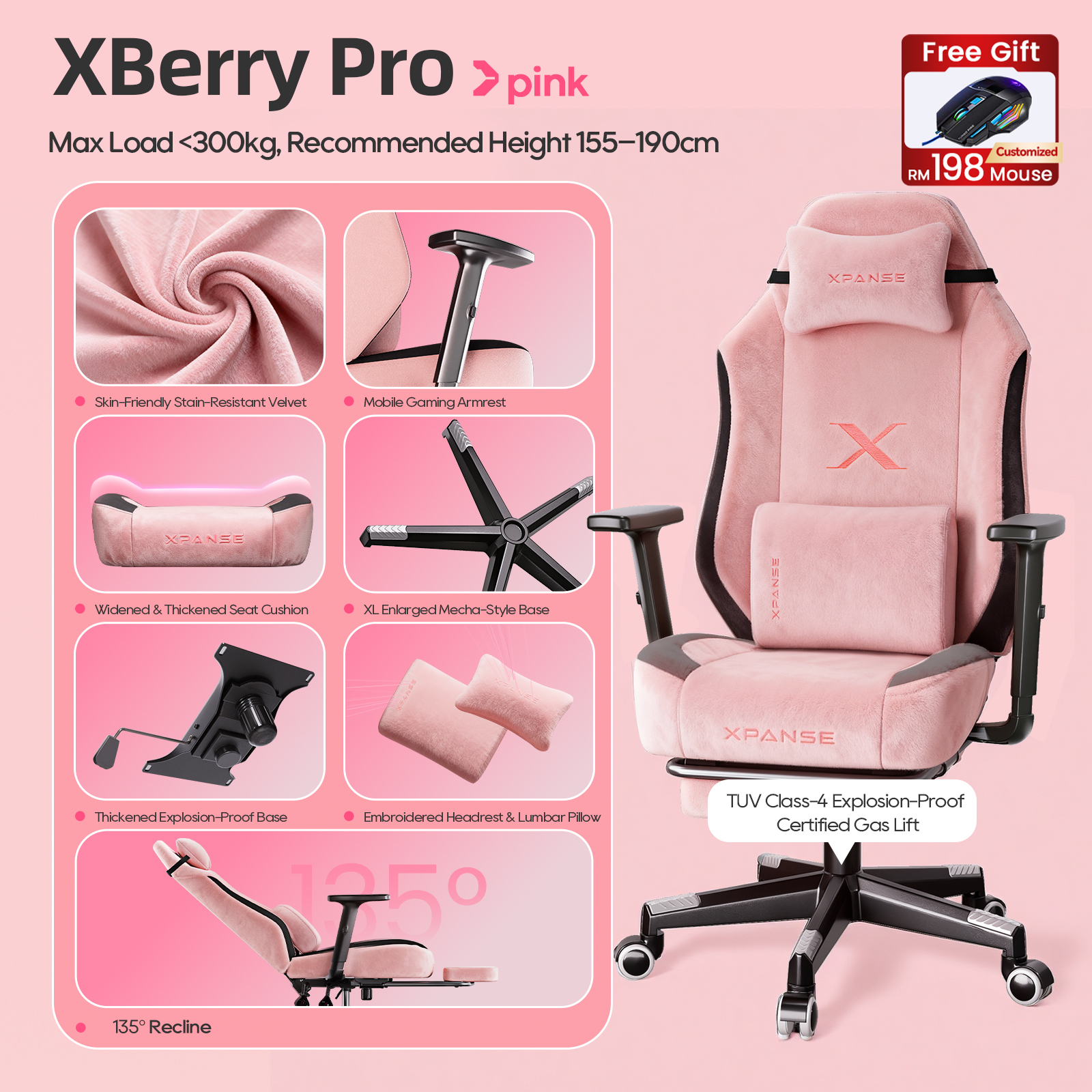 Xpanse XBerry Gaming Chair