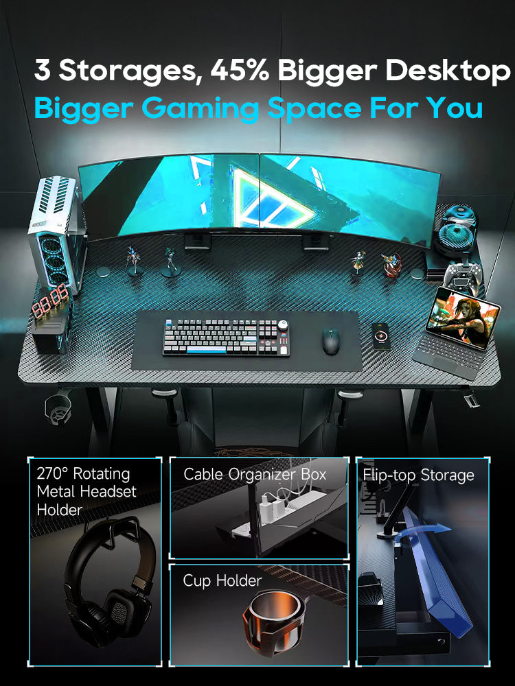 Xpanse Carbon Fibre Z-Type Gaming Table