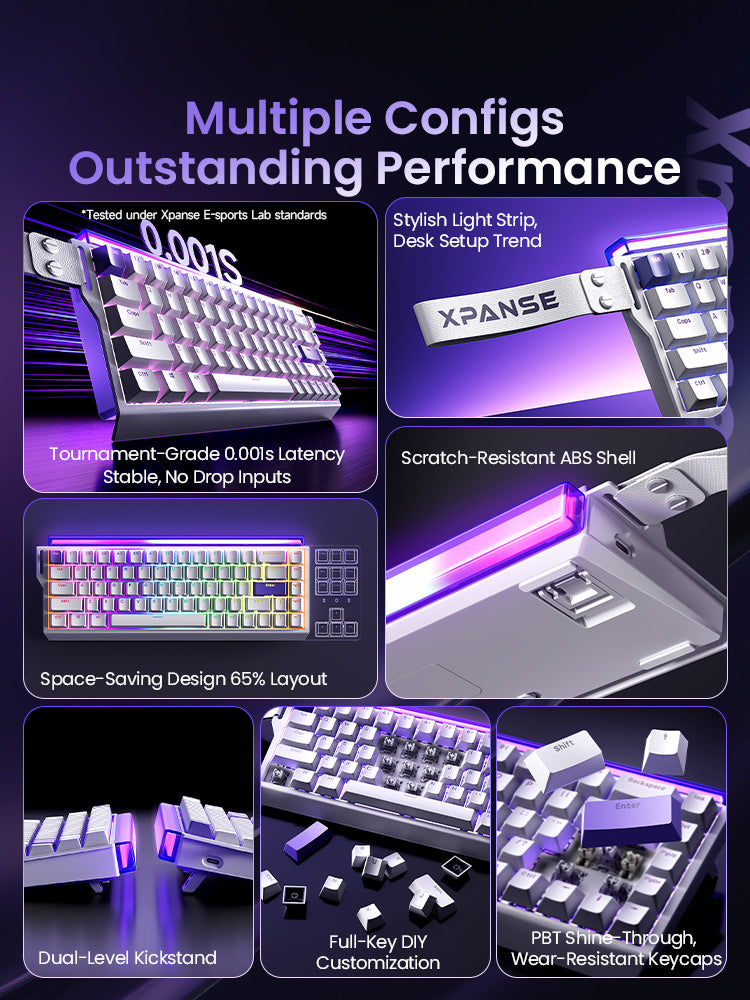 Xpanse AURA68 Gaming Mechanical Keyboard
