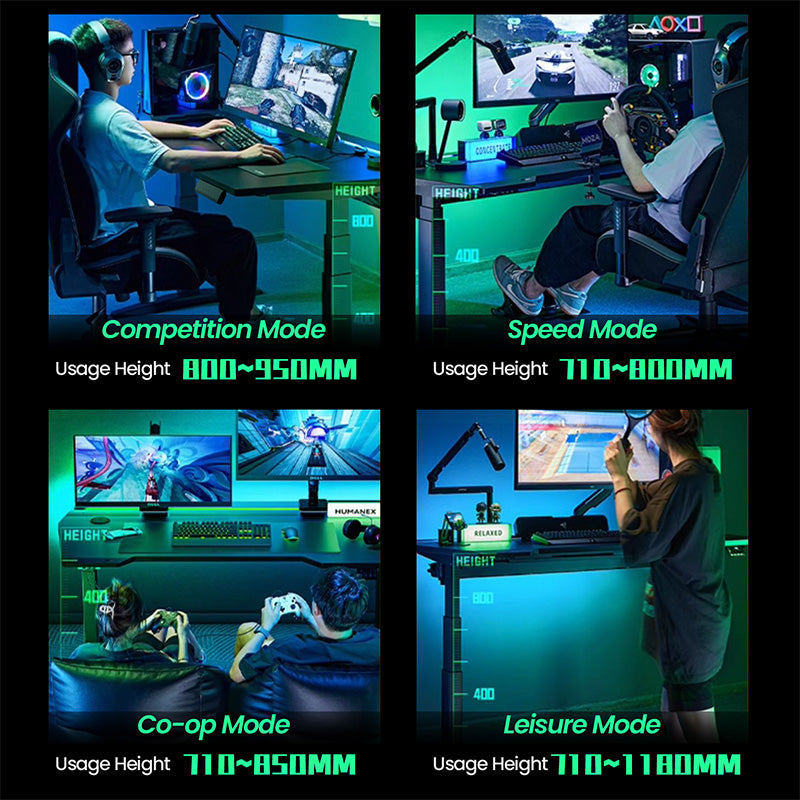 Xpanse X-Flex Electric Gaming Table