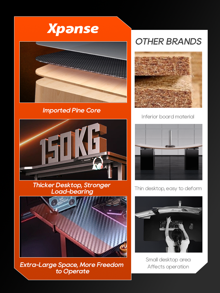 Xpanse Carbon Fiber Electric Table