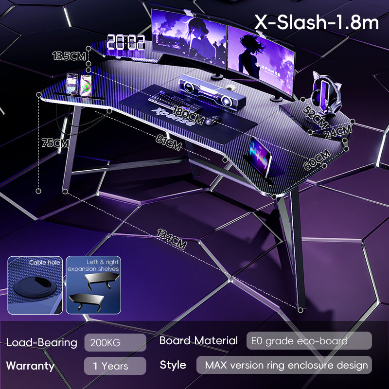 Xpanse X-Slash Winged Gaming Table