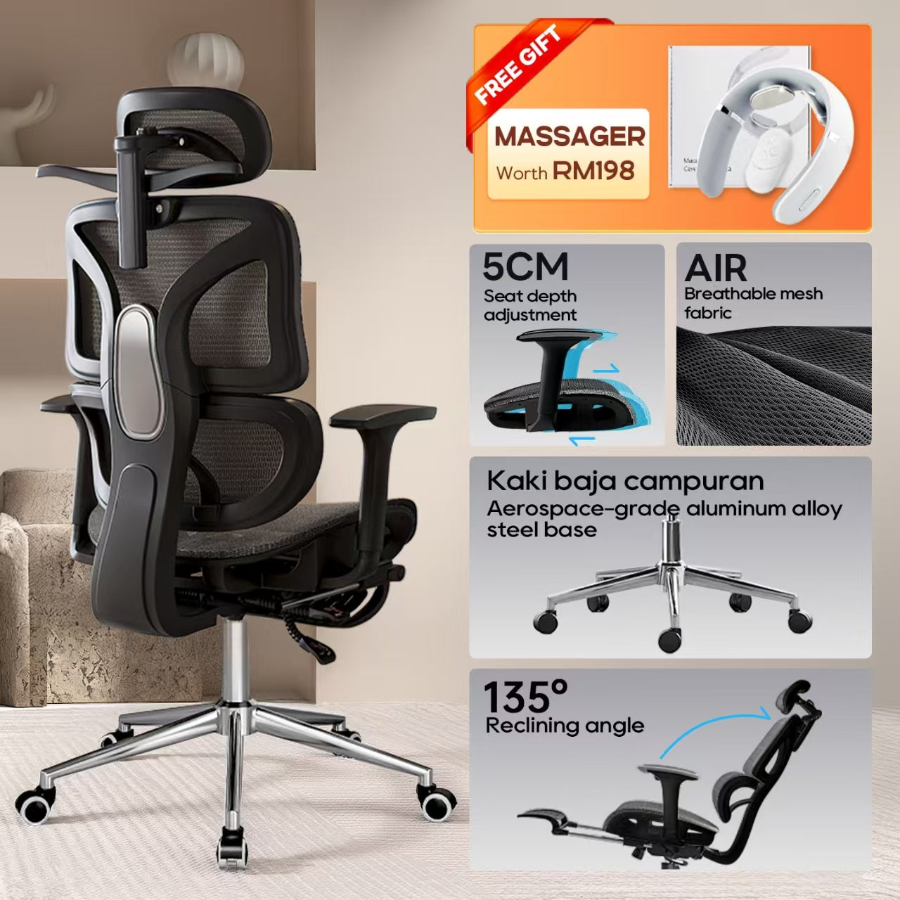 Xpanse W203 Ergonomic Chair