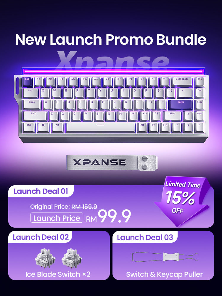 Xpanse AURA68 Gaming Mechanical Keyboard