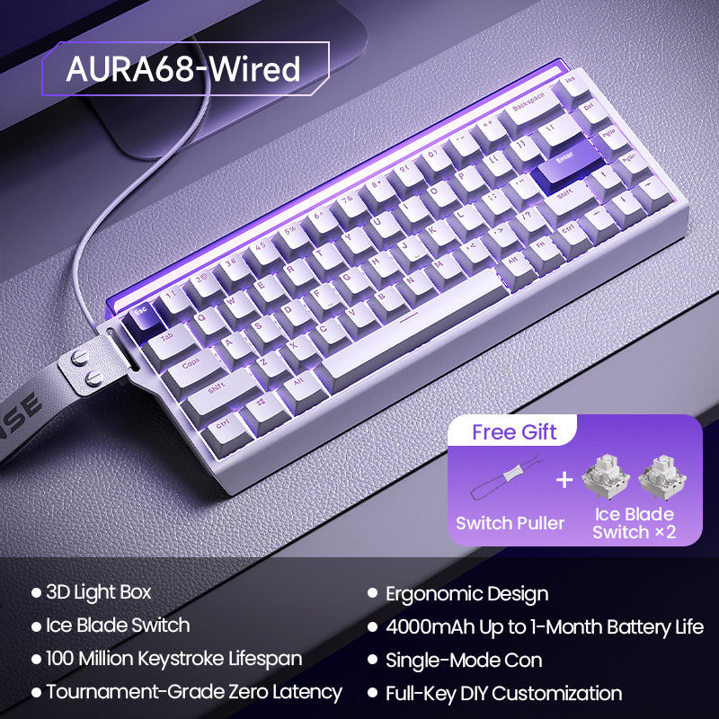 Xpanse AURA68 Gaming Mechanical Keyboard